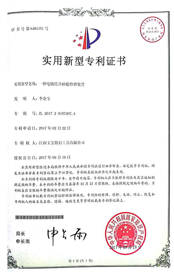 電鍍結(jié)合砂輪修整裝置 電鍍結(jié)合砂輪修整裝置